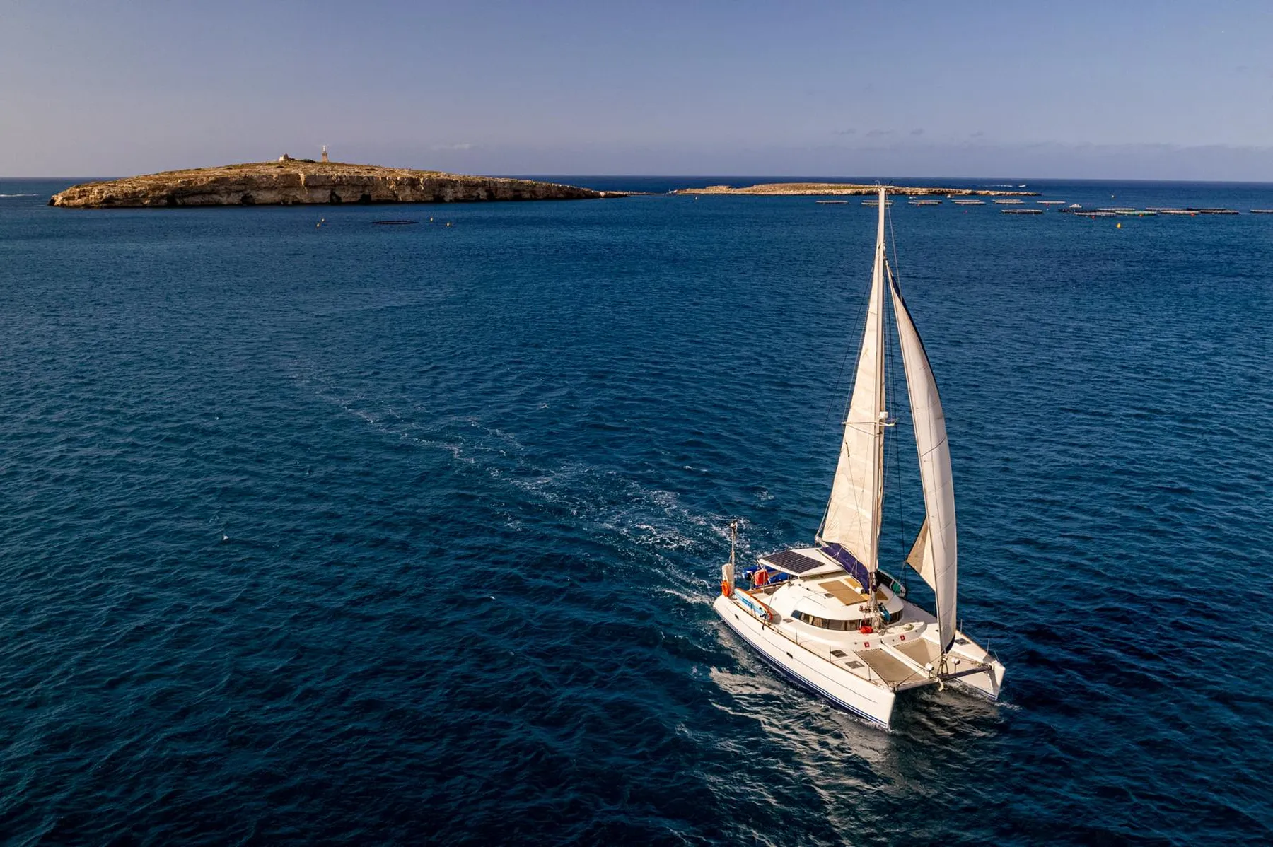 Lagoon 410 Catamaran Charter Sailing